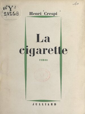 cover image of La cigarette